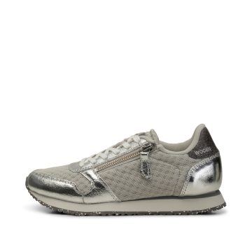 Woden Ydun Metallic Zipper Sea Fog Grey (WL043 049)