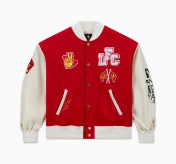 Converse Converse x LFC Woven Varsity Jacket Tomato (10025722-A01)