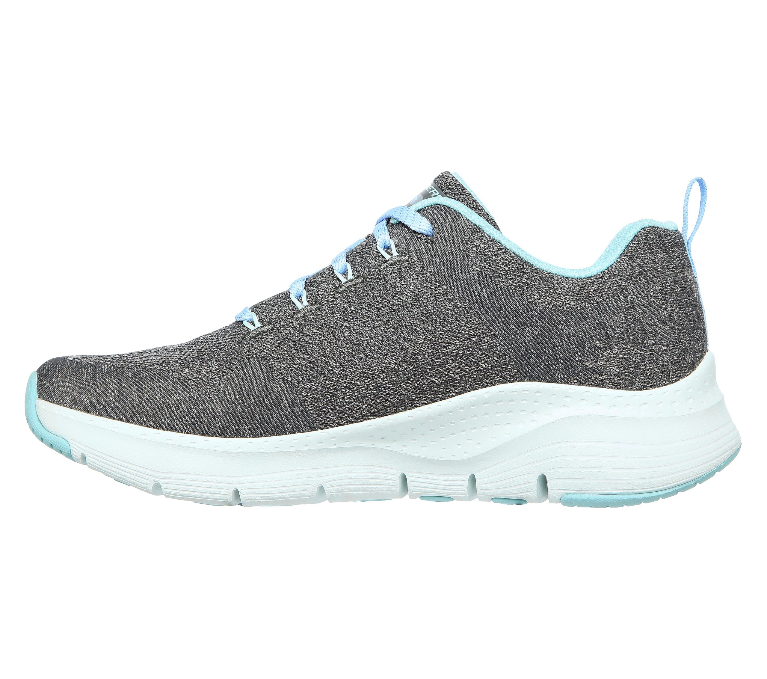 Skechers Skechers Arch Fit – Comfy Wave – Houtskool / Turkoois (149414-CCTQ)