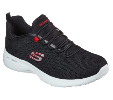 Skechers Dynamight – Zwart / Rood (58360-BKRD)