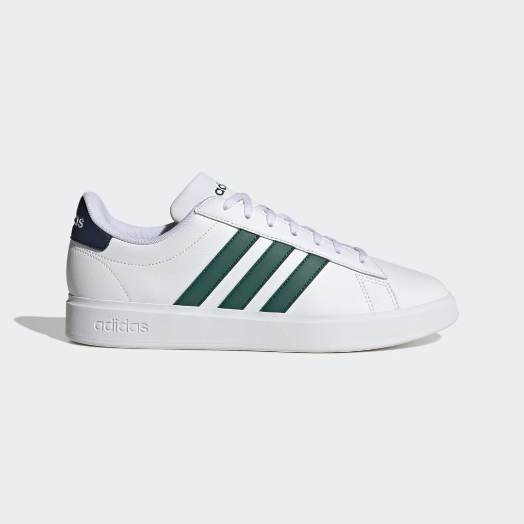 adidas Grand Court Cloudfoam Comfort Cloud White / Collegiate Green / Shadow Navy (ID4465)