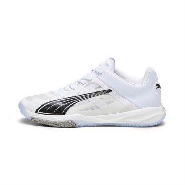 Puma Accelerate NITRO SQD zaalschoenen Wit/Zwart/Grijs (107293-03)