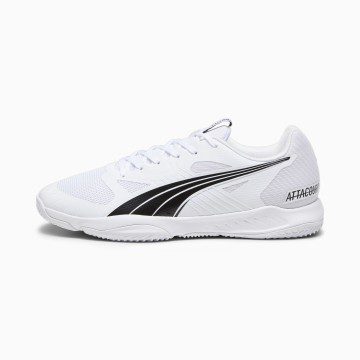 Puma Attacourt zaalschoenen Wit/Zwart/Grijs (107339-01)