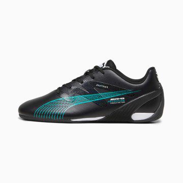 Puma Mercedes-AMG Petronas Motorsport Carbon Cat rijschoenen Zwart/Groen (307542-02)