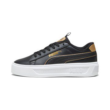 Puma Smash Platform v3 Pop Up damessneakers Goud/Zwart/Wit (392504-01)