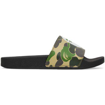 A Bathing Ape ABC Camo Slide Green (1I30-191-001 GRN)