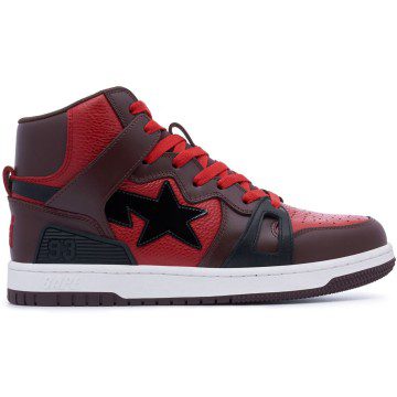 A Bathing Ape Bape Sta 93 Hi Red Burgundy (1J30-291-019/001FWJ301019_RED)