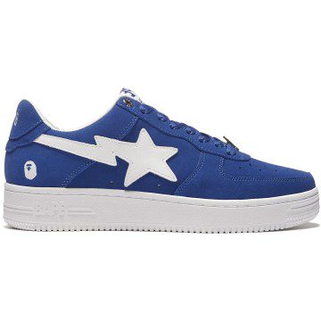 A Bathing Ape Bape Sta Low Blue Suede (001FWH201047_BLU)