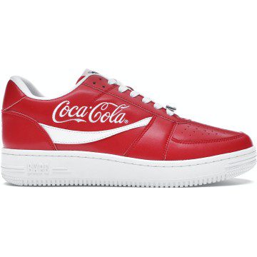 A Bathing Ape Bape Sta Low Coca-Cola Red (1G23191913-RED)