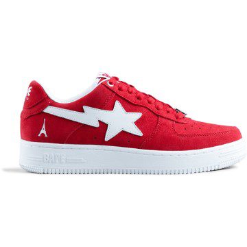 A Bathing Ape Bape Sta Low Highsnobiety Not In Paris Red (TNIP3SNK01008-RED)