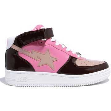 A Bathing Ape Bape Sta Mid Brown Pink Tan (2020) (1G30191004)