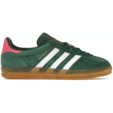 adidas Gazelle Indoor Collegiate Green Lucid Pink (Women’s) (IG5929)