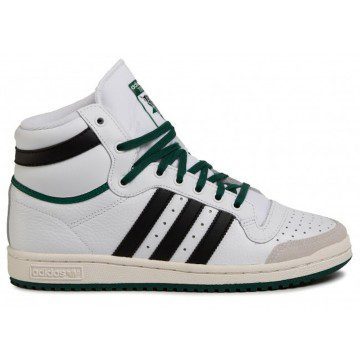 adidas Top Ten hi White Black Green (EF6364)