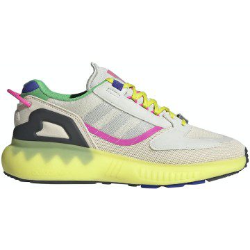 adidas ZX 5K Boost Wonder White Acid Yellow (Women’s) (GV7704)