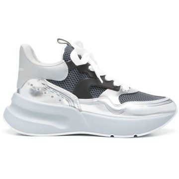 Alexander McQueen Oversized Runner Silver (662690 WHZQ1 8249)