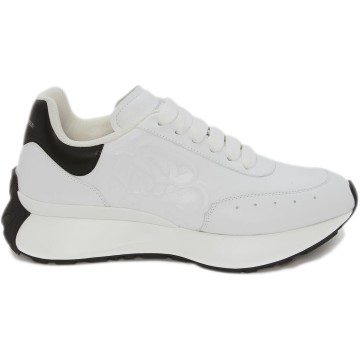 Alexander McQueen Sprint Runner White Black (688548 WIC93 9061)