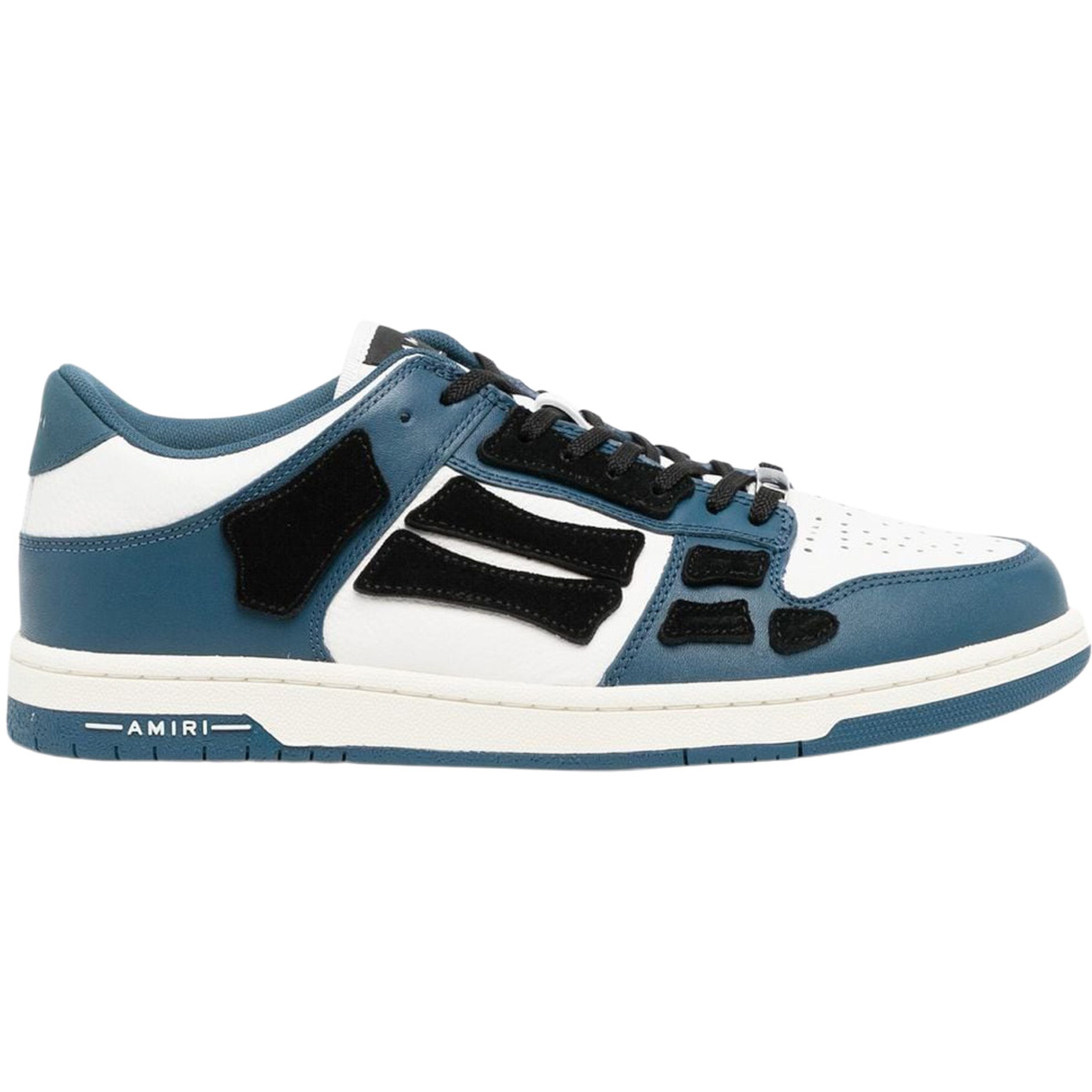 AMIRI Skel Top Low White Navy Blue Black (AW22MFS003-410)