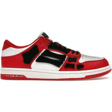 AMIRI Skel Top Low White Red White (AW22MFS003-610 / 191846394726)