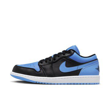 Jordan 1 Low Black University Blue (553558-041)
