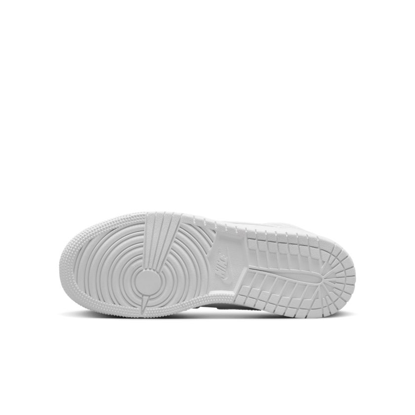 Jordan 1 Mid Triple White (2023) (GS) (554725-136)