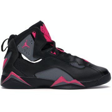 Jordan True Flight Black Dark Grey Deadly Pink (GS) (342774-009)