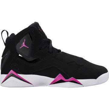 Jordan True Flight Black Fuchsia Blast White (GS) (342774-001)