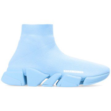Balenciaga Speed Trainer Full Light Blue (Women’s) (617196W2DB14317)