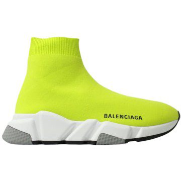 Balenciaga Speed Trainer Lime White Grey Black (Women’s) (587280W17217091)