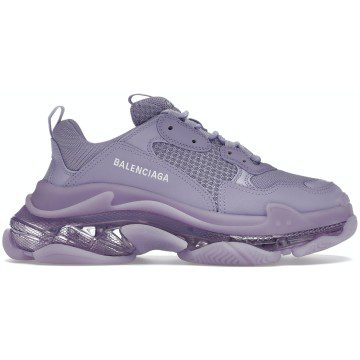 Balenciaga Triple S Clear Sole Purple (Women’s) (544351W2GA15890)