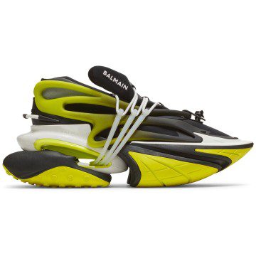 Balmain Unicorn Low-Top Black Yellow (YM0VJ309KNET)