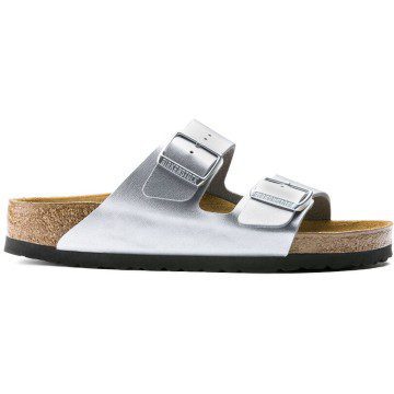 Birkenstock Arizona Birko-Flor Silver (Women’s) (1012283)