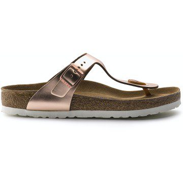 Birkenstock Gizeh Softbed Metallic Cooper (Women’s) (1005048)
