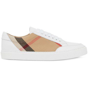 Burberry House Check Sneakers Archive Beige White (Women’s) (8024326)
