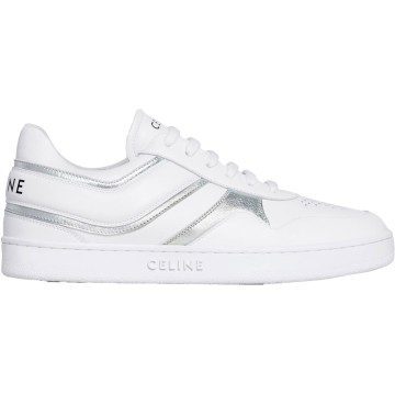 Celine Trainer Low Top White Leather (Women’s) (345813544C01SV)