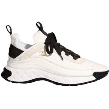 Chanel Low Top Trainer Velvet Ivory (G35617 Y53646 10800)