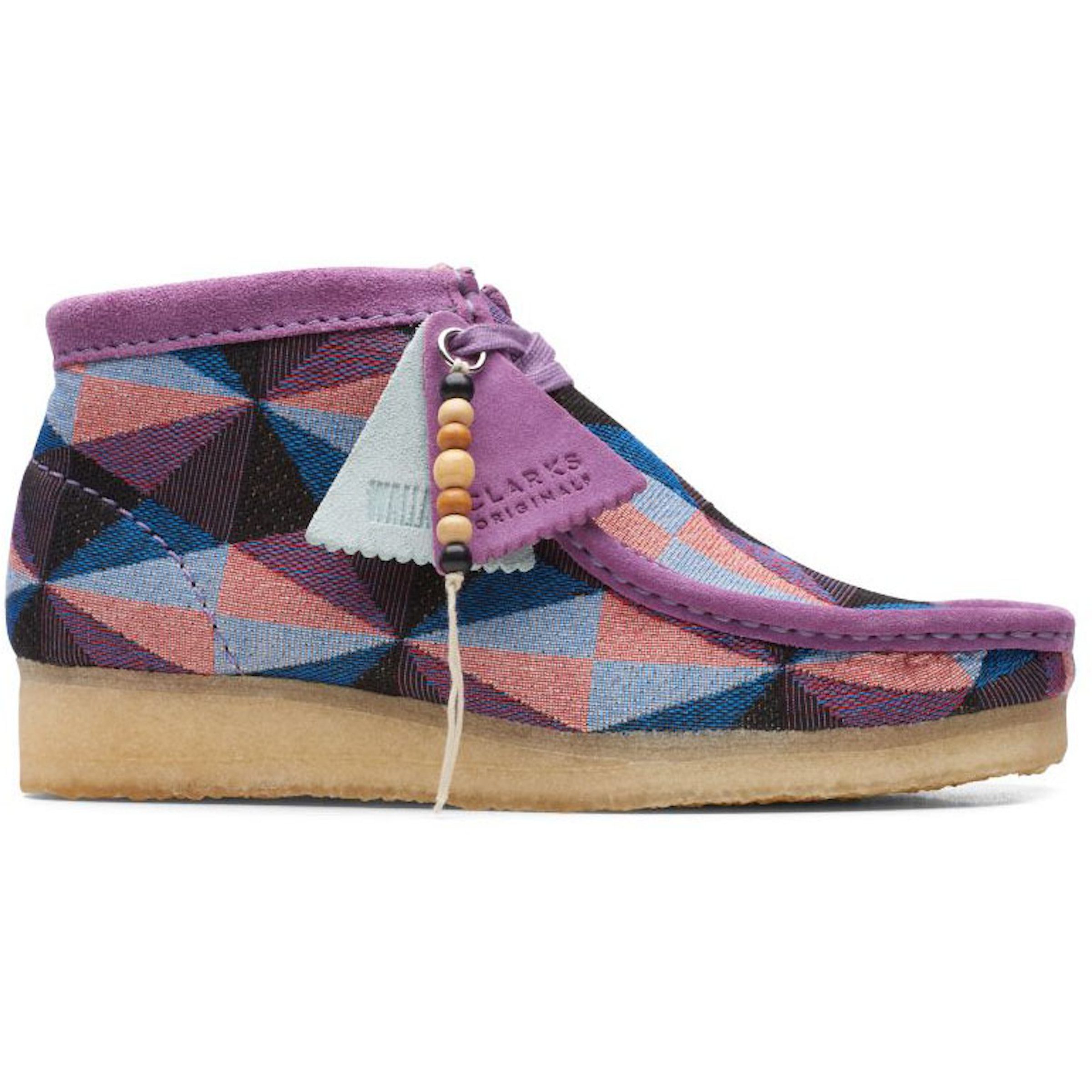 Clarks Originals Wallabee Boot Purple Combi (Women’s) (26164608)