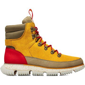 Cole Haan 4.ZEROGRAND Hiker Boot Hasan Minhaj Mineral Yellow Suede (C34013)