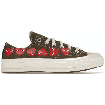 Converse Chuck Taylor All-Star 70 Ox Comme des Garcons Multi Heart Green (162976C)