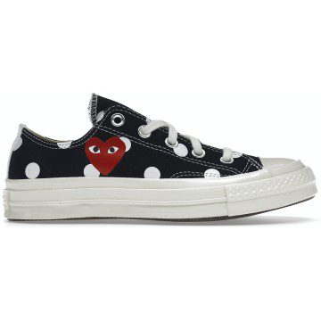 Converse Chuck Taylor All-Star 70 Ox Comme des Garcons PLAY Polka Dot Black (157248C)