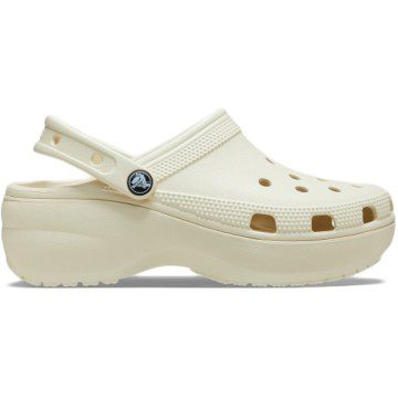 Crocs Classic Platform Clog Bone (Women’s) (206750-2Y2)