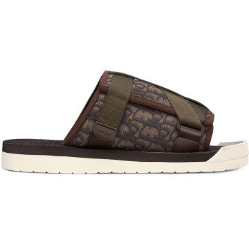 Dior Alpha Sandal Ebony Dior Oblique Jacquard (3SA081YXV_H767)