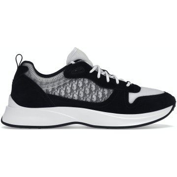 Dior B25 Oblique Runner Sneaker Black Suede (3SN259YUH_H960)