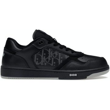 Dior B27 Low Black Dior Oblique Galaxy Leather Grey (3SN272ZPR_H969)