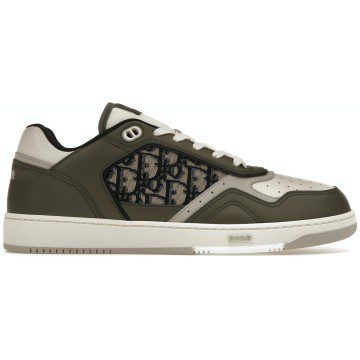 Dior B27 Low Olive Cream Beige Black Dior Oblique Jacquard (3SN272ZIR_H661)