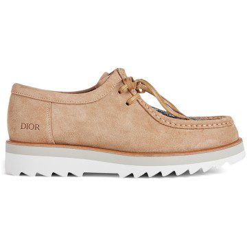 Dior Boat Shoe Beige Suede (3DE311ZHQ)