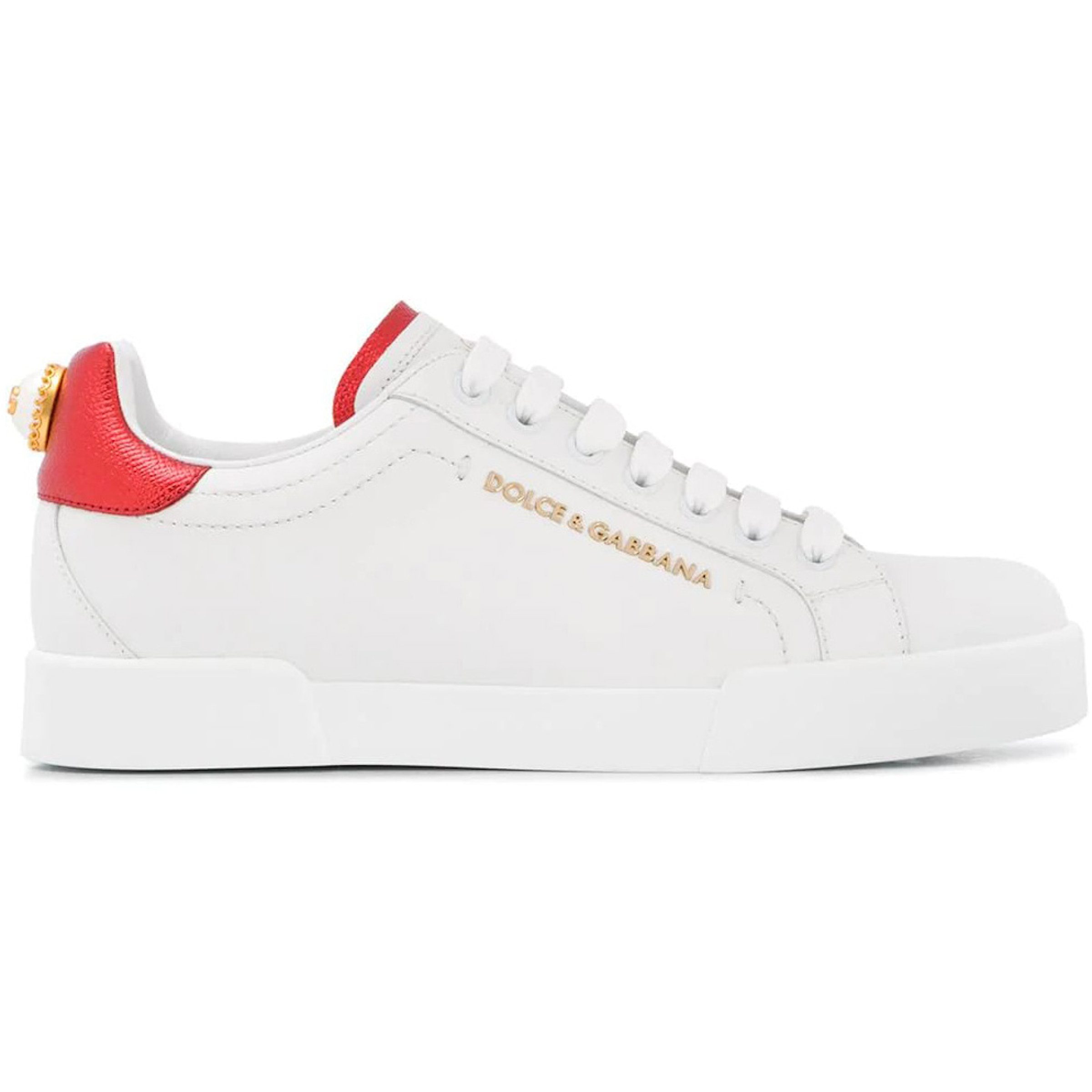 Dolce & Gabbana Portofino White Metallic Red Pearl (Women’s) (CK1602AN298)