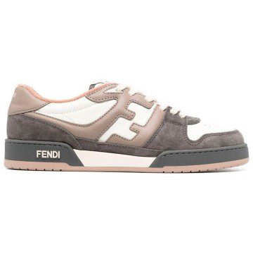 Fendi Match Low Top Grey Suede (7E1493AI1N-F1IJF)