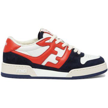 Fendi Match Navy Red Suede (Women’s) (8E8252AI1NF1IE6)