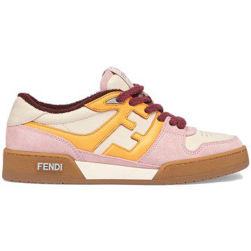 Fendi Match Pink Yellow Suede (Women’s) (8E8252AI1NF1H1C)