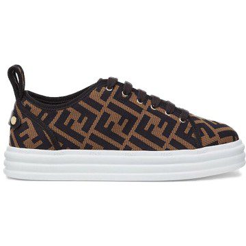 Fendi Tech Fabric Flatform Brown (8E8017AD8DF0R7V)